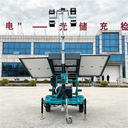 Vanse wsy -160 t mobilais saules gaismas tornis